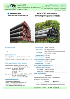 High-frequency welded steel OCTG and line pipe
