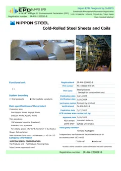 Cold-rolled steel sheets and coils