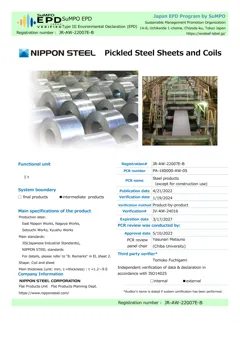 Pickled steel sheets and coils
