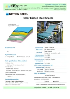 Colour-coated steel sheet