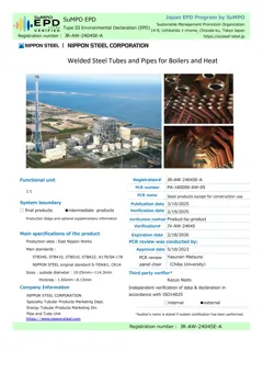 Welded steel pipe and tubes