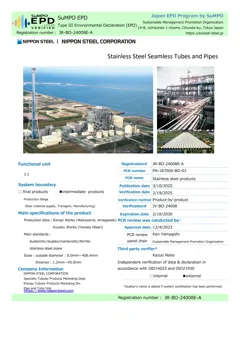 Stainless steel seamless tubes and pipes