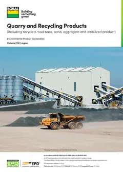 Productos de áridos no ligados