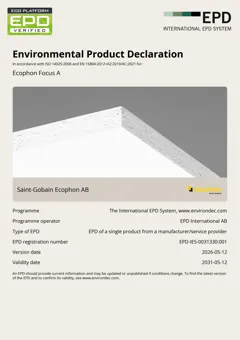 Glass wool-based acoustic panels