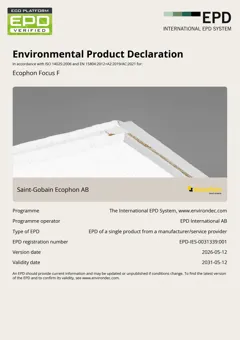 Glass wool-based acoustic panels