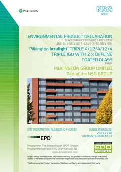 Triple insulating glass unit (IGU)