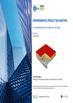 Steel-faced insulated roof panel with glass fibre quilt insulation