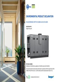 Air handling unit with recycled steel