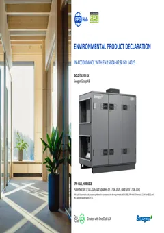 Air handling unit with rotary heat exchanger