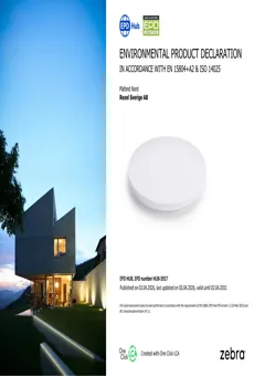 Circular downlight LED luminaire