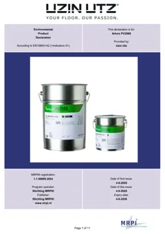 Polyurethane resin flooring