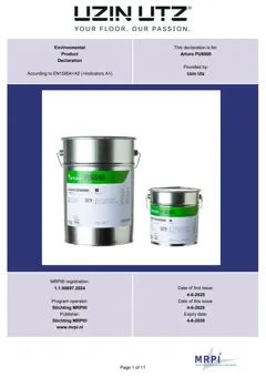 Polyurethane resin flooring