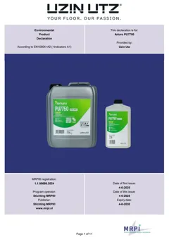 Transparent floor sealer