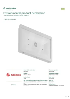 Surface-mounted LED luminaire for emergency escape route