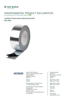 Butyl tapes for barrier against moisture ingress and water vapor
