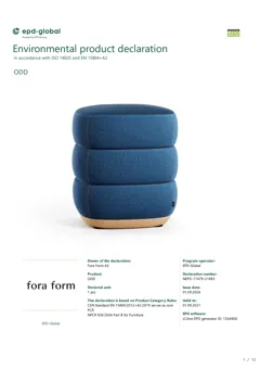 Upholstered modular ottoman seat