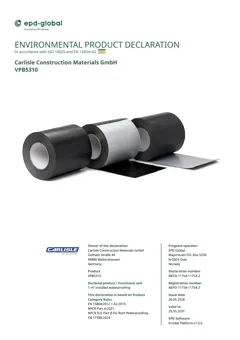 Butyl tape waterproofing membrane