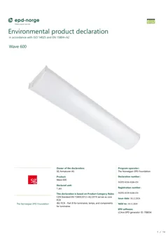 IP44 aluminium LED luminaire with acrylic diffuser