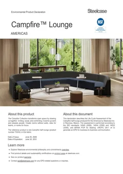 Upholstered lounge seating