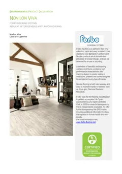 Resilient heterogeneous vinyl floor covering